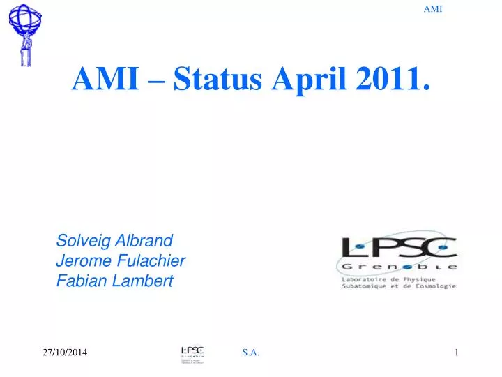 ami status april 2011