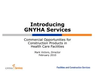 Introducing GNYHA Services