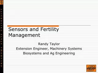 Sensors and Fertility Management