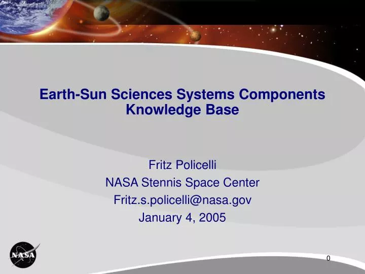 earth sun sciences systems components knowledge base