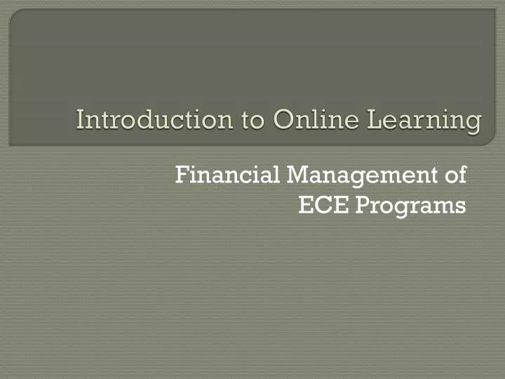 introduction to online learning