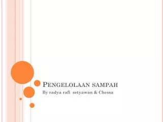 pengelolaan sampah