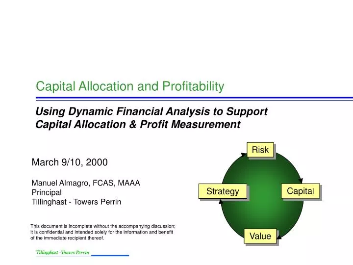 capital allocation and profitability