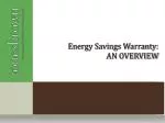 Understanding Energy Savings Warranty Insurance: Comprehensive Overview and Benefits - slide 1