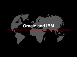 Oracle and IBM