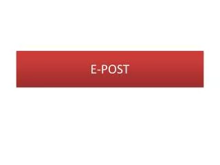 e post