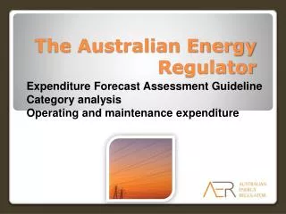 The Australian Energy Regulator