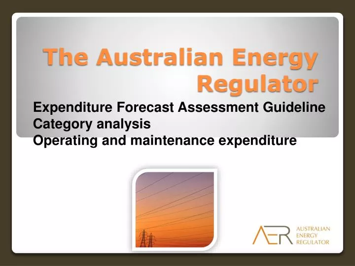 the australian energy regulator