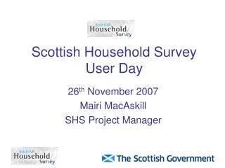 Scottish Household Survey User Day