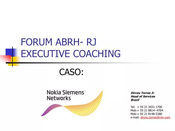 forum abrh rj executive coaching