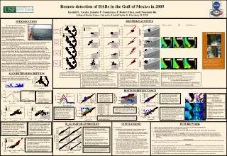 Remote detection of HABs in the Gulf of Mexico in 2005