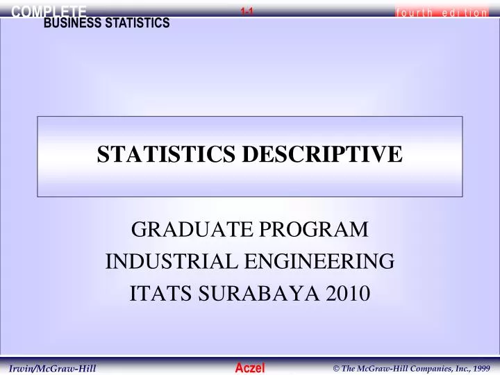 statistics descriptive