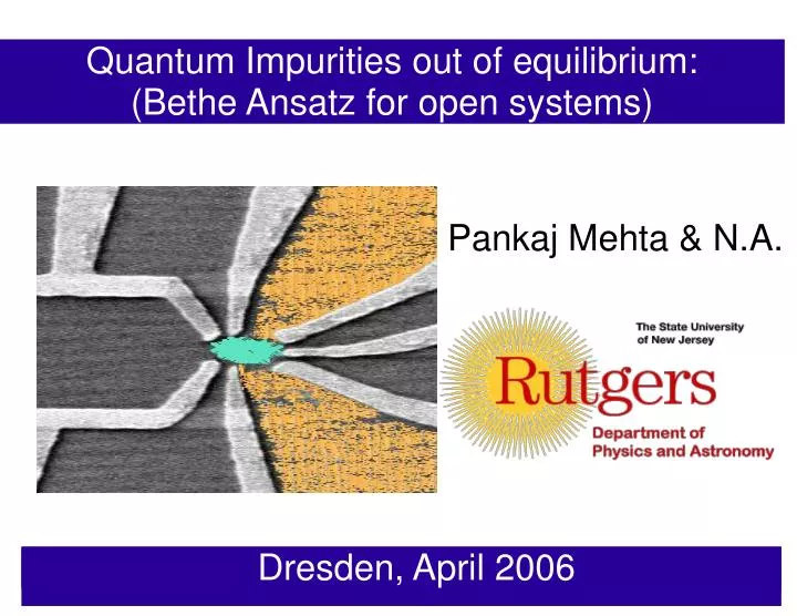 quantum impurities out of equilibrium bethe ansatz for open systems