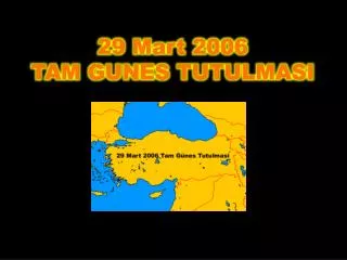 Hazırlayan: Dr. Tamer Ataç atac@boun.tr