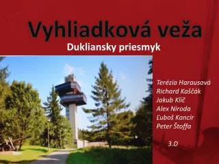 vyhliadkov ve a