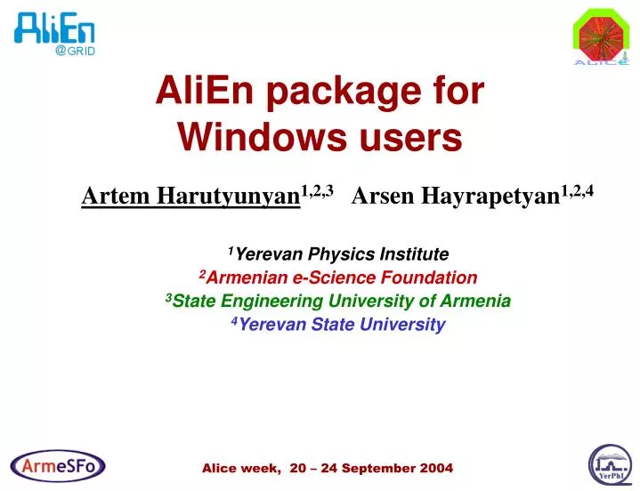 alien package for windows users