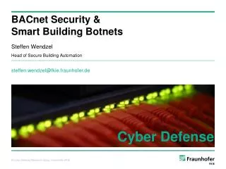 BACnet Security &amp; Smart Building Botnets