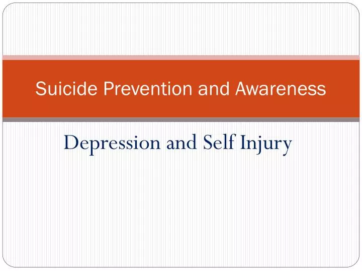 suicide prevention and awareness