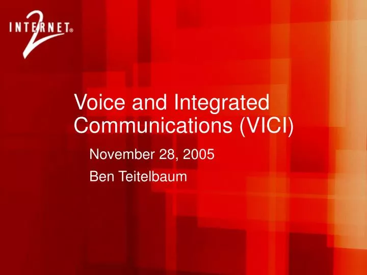 voice and integrated communications vici