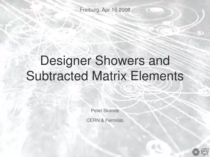 designer showers and subtracted matrix elements