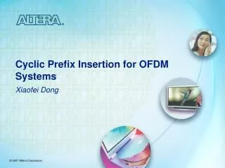 Cyclic Prefix Insertion for OFDM Systems
