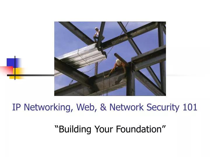 ip networking web network security 101