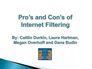 Definition of Internet Filters