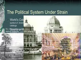 The Political System Under Strain