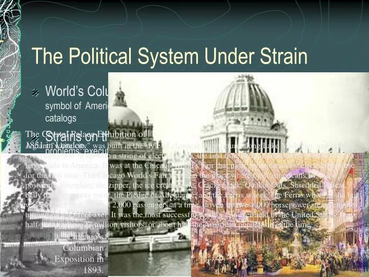 the political system under strain