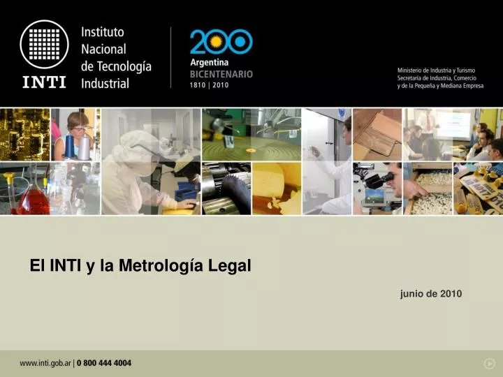 el inti y la metrolog a legal