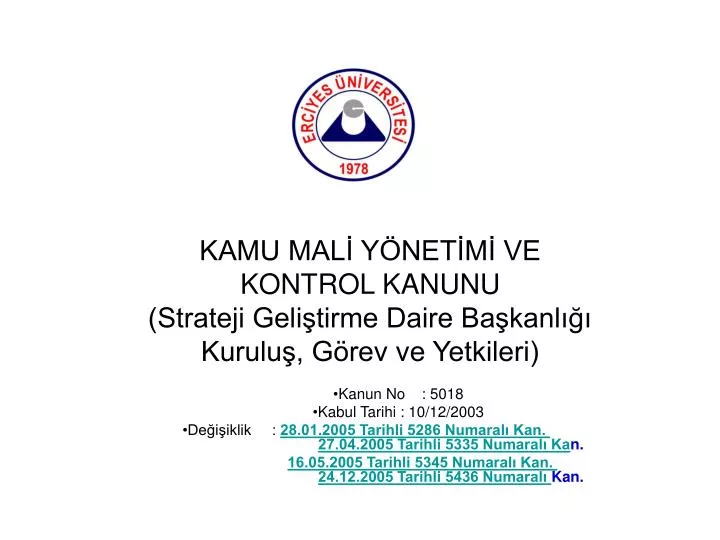 kamu mal y net m ve kontrol kanunu strateji geli tirme daire ba kanl kurulu g rev ve yetkileri