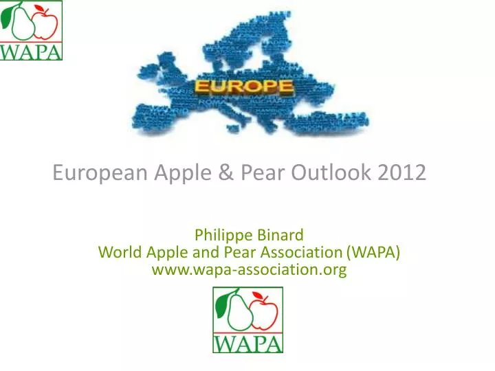 european apple pear outlook 2012