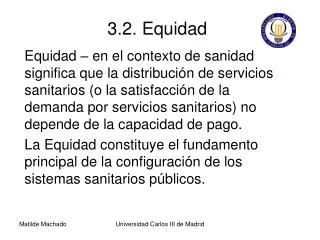 3 2 equidad