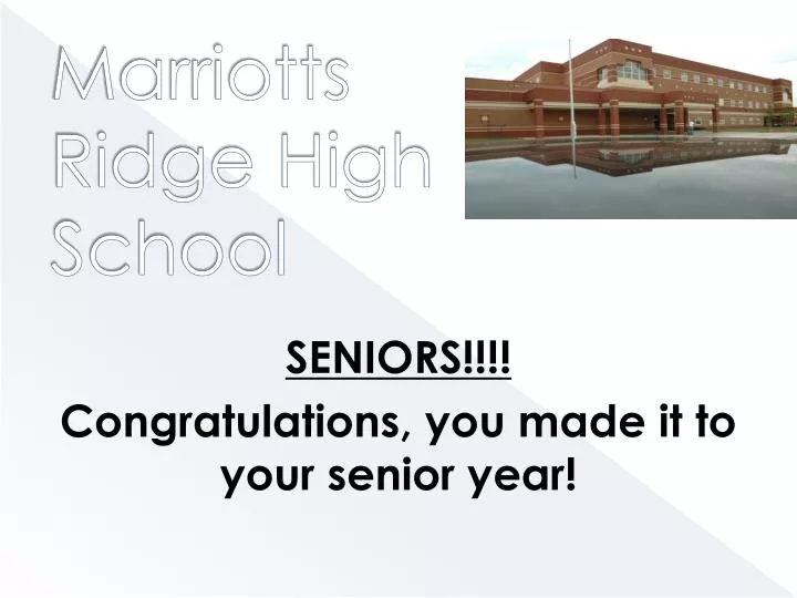 marriotts ridge high school