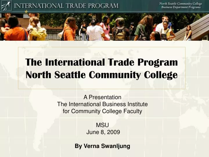 the international trade program north seattle community college