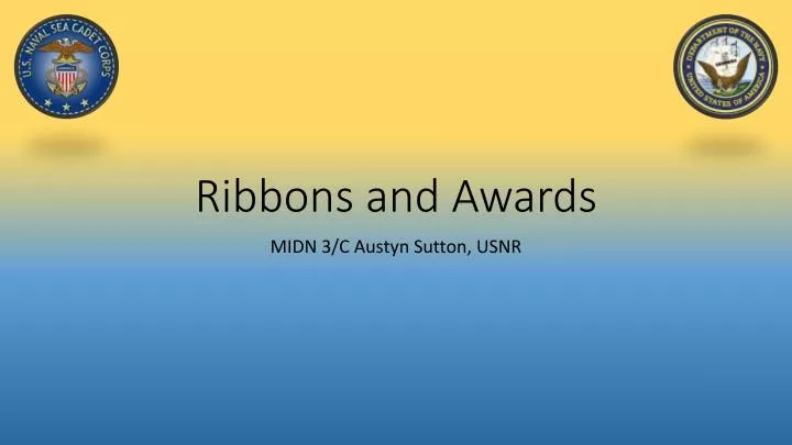 ribbons and awards