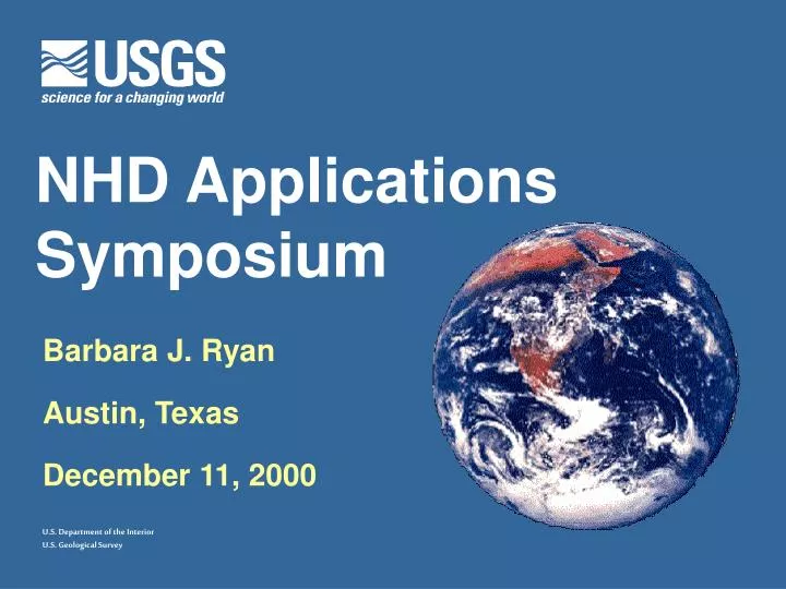 nhd applications symposium