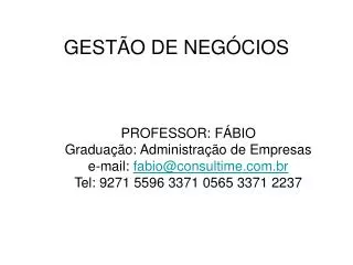 gest o de neg cios