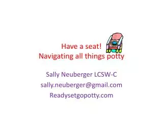 Have a seat! Navigating all things potty