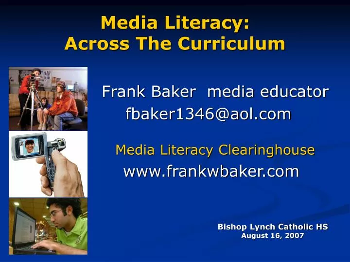 media literacy across the curriculum