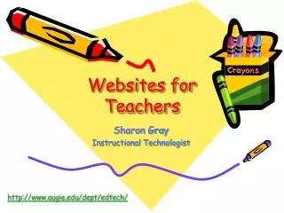 Websites for Teachers