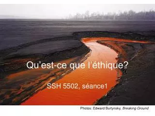 qu est ce que l thique ssh 5502 s ance1