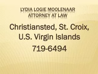 Lydia logie moolenaar attorney at law