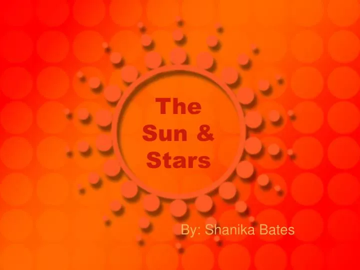 the sun stars