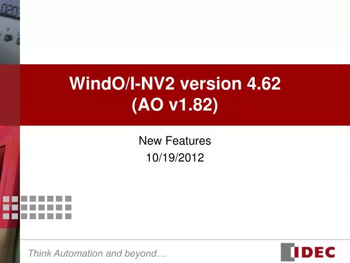 windo i nv2 version 4 62 ao v1 82