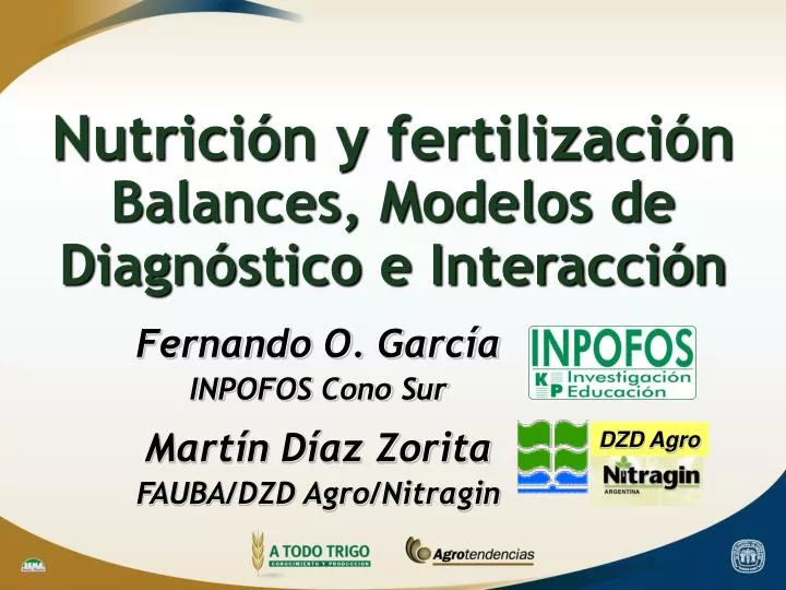 nutrici n y fertilizaci n balances modelos de diagn stico e interacci n