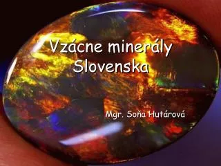 vz cne miner ly slovenska