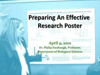 Preparing An Effective Research Poster