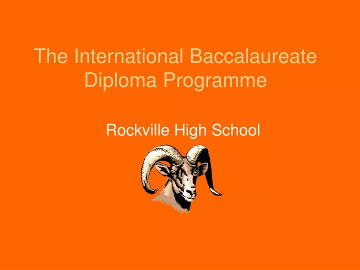 the international baccalaureate diploma programme