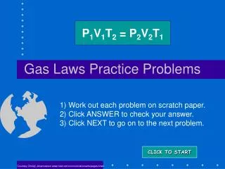 Gas Laws Practice Problems